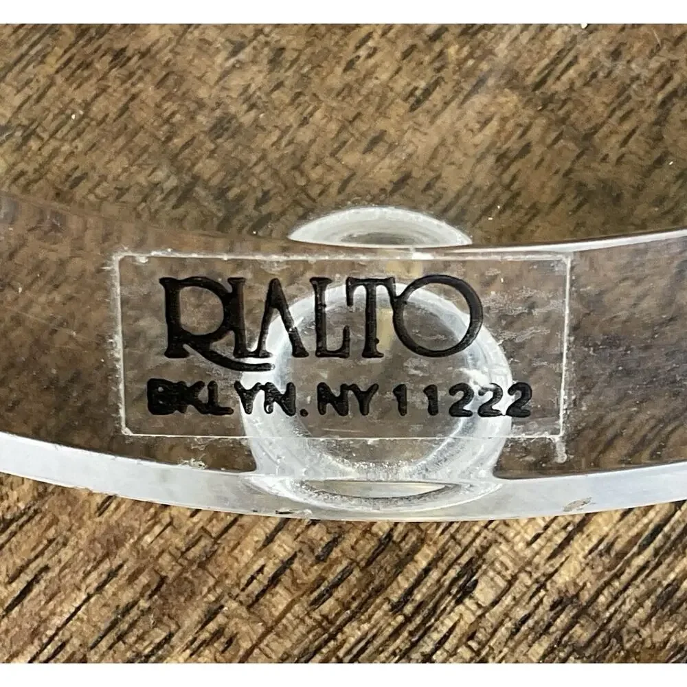 Vintage Rialto Lucite Magnifying Makeup Mirror Thumb Turn Switch